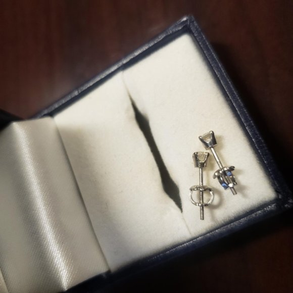 Diamond Stud Earrings - Picture 2 of 4